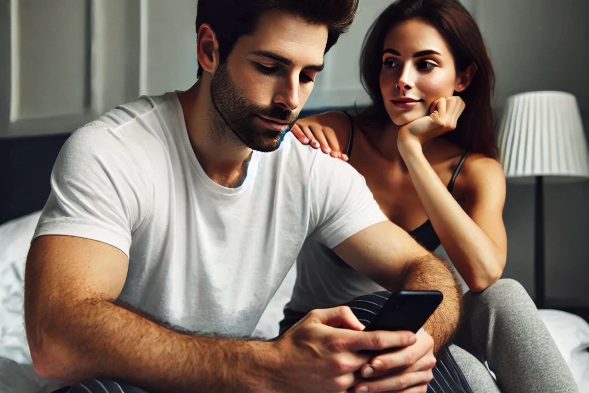 Why is my husband texting another woman?